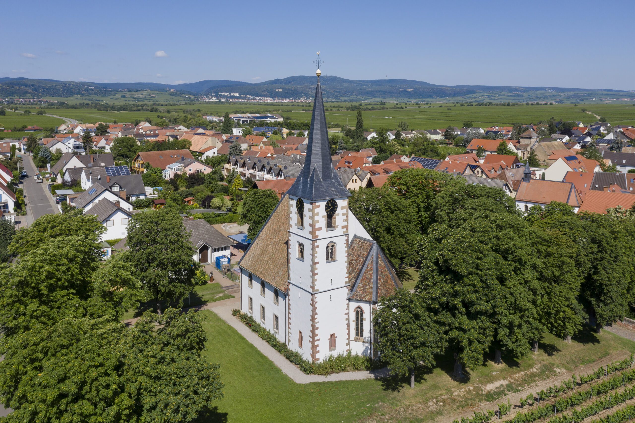 Ortsansicht Friedelsheim Kirche