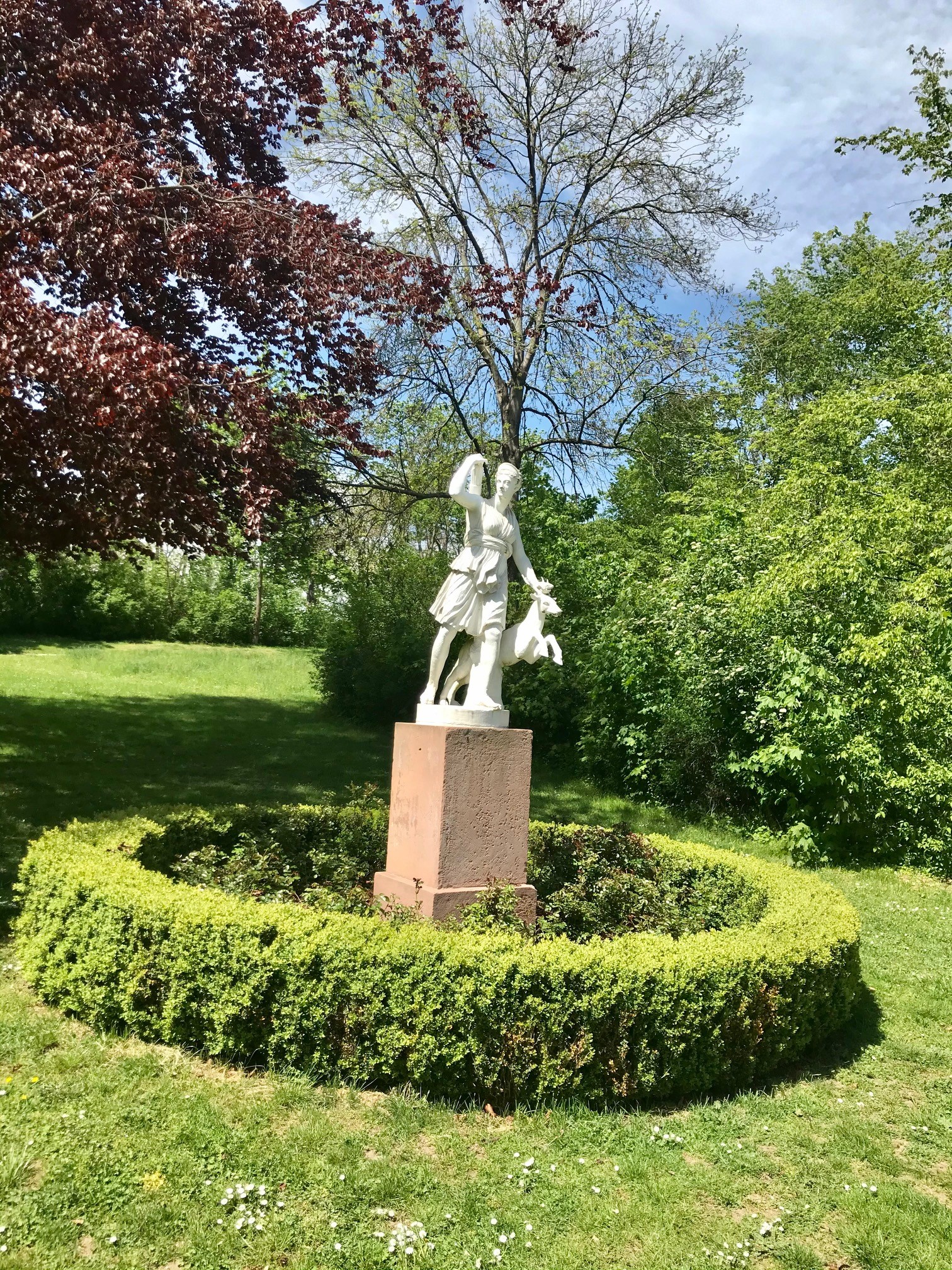 Statue im Herrnsheimer Schlosspark