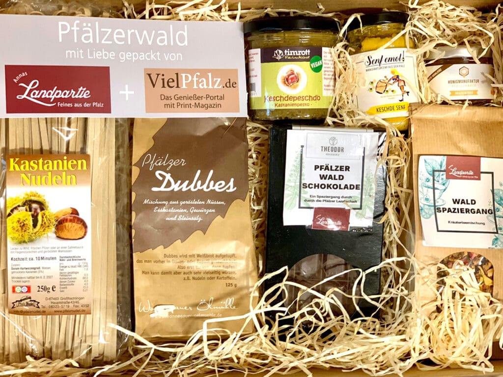 Pfalzbox Pfälzerwald mit sieben regionalen Spezialitäten