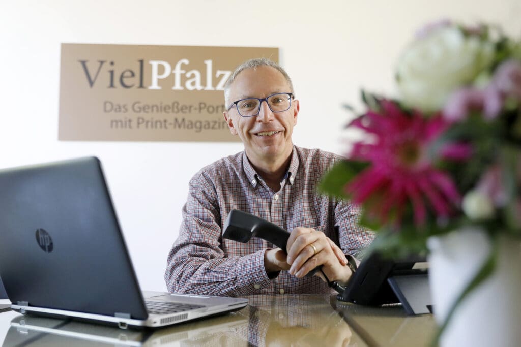 Michael Dostal im VielPfalz-Büro