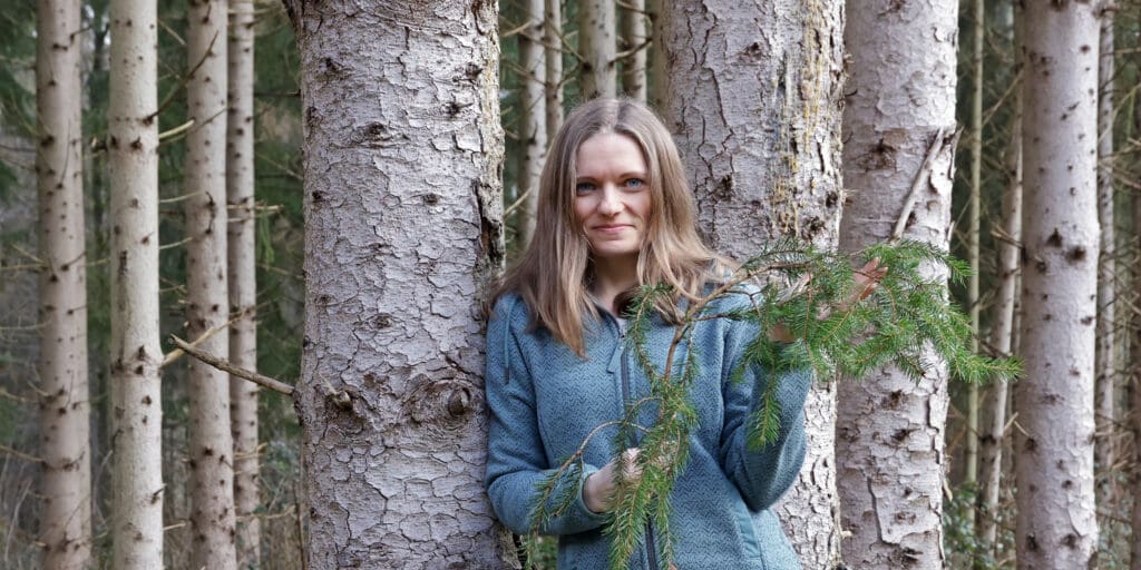 Adina Bitterlich im Pfälzerwald