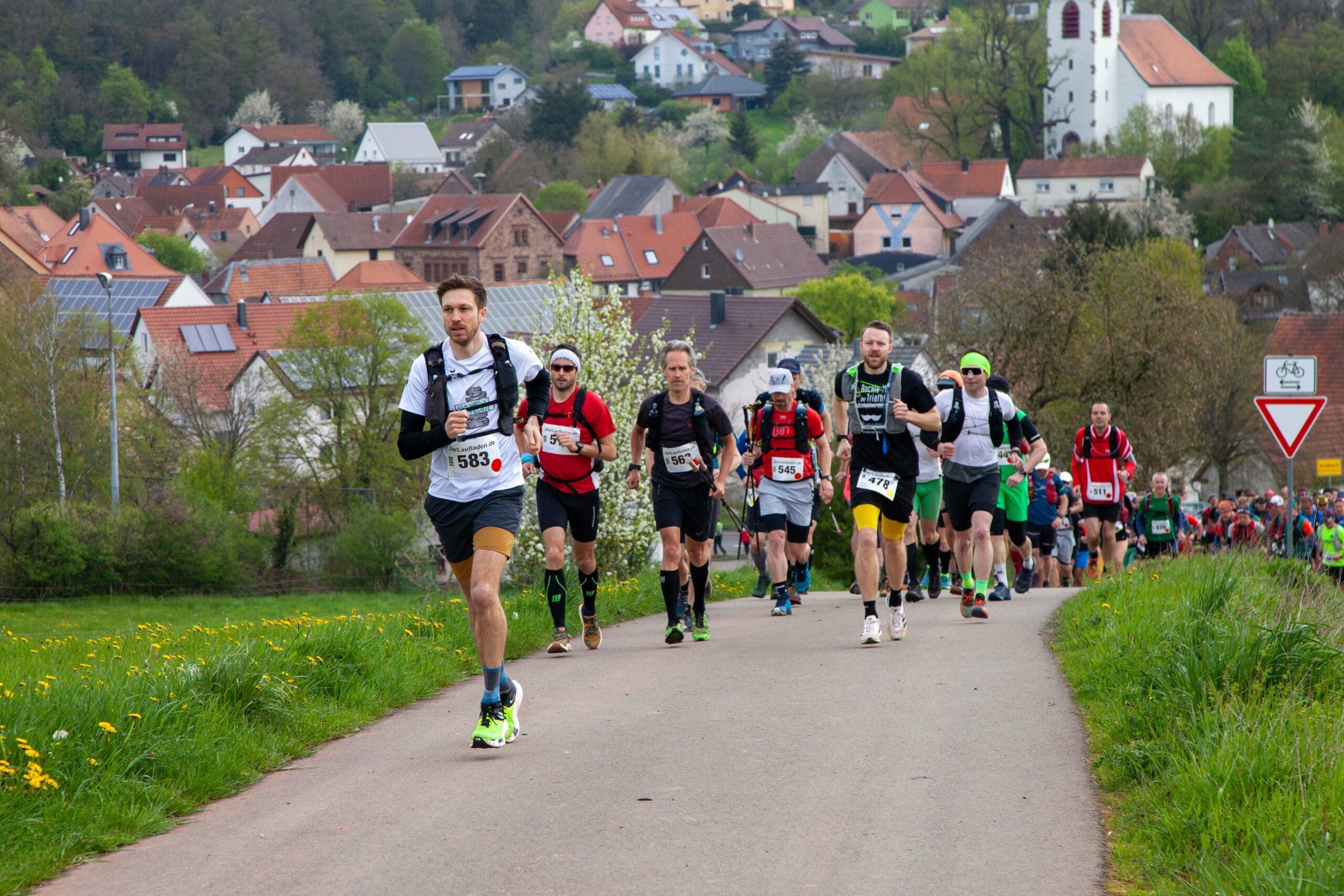 Start des DonnersbergTrail in Imsbach