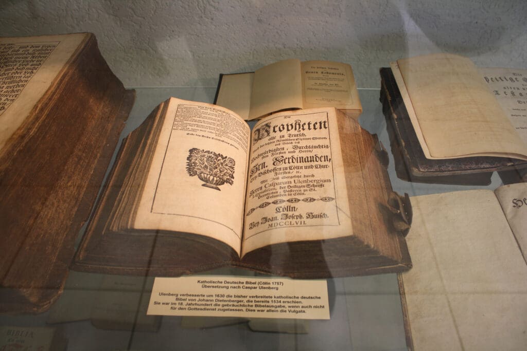 Ein Exponat im Bibelmuseum