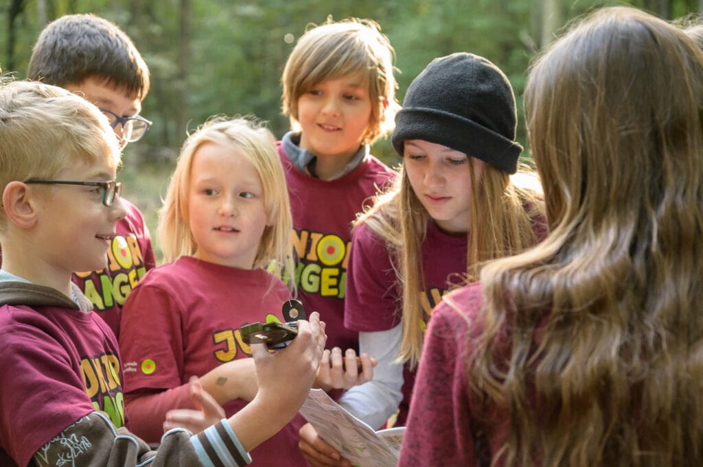 Kinder im Junior Ranger Camp