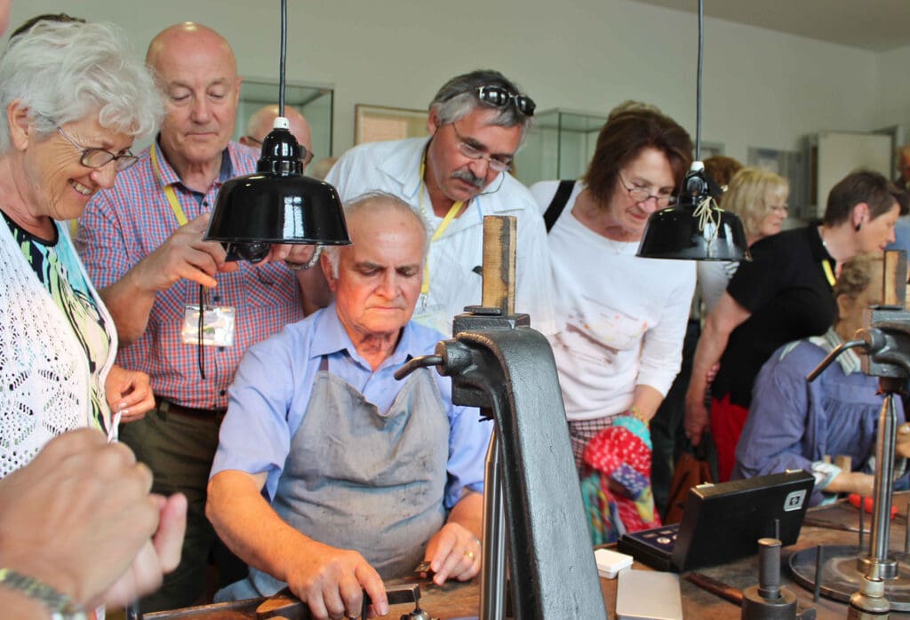 Vorführung im Museum