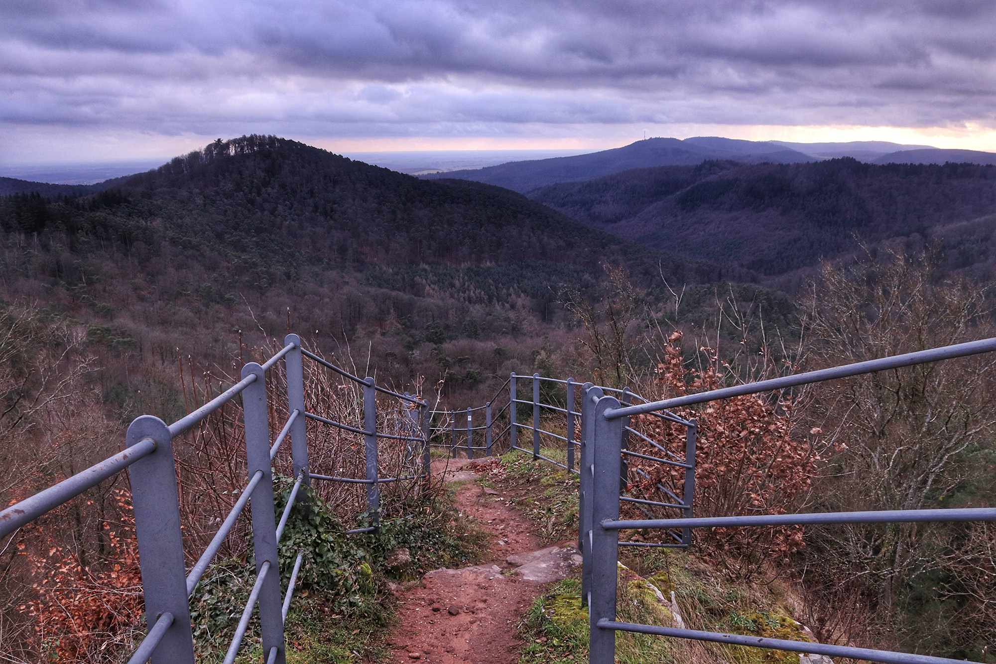 Aussicht von der Burgruine Guttenberg