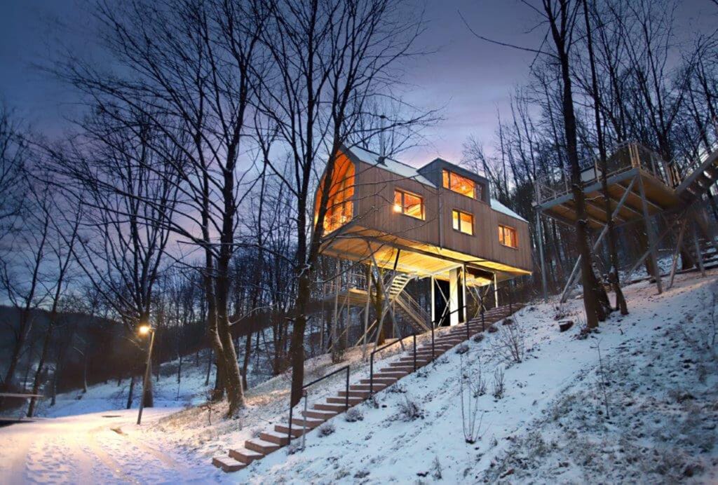 Bergchalet von außen