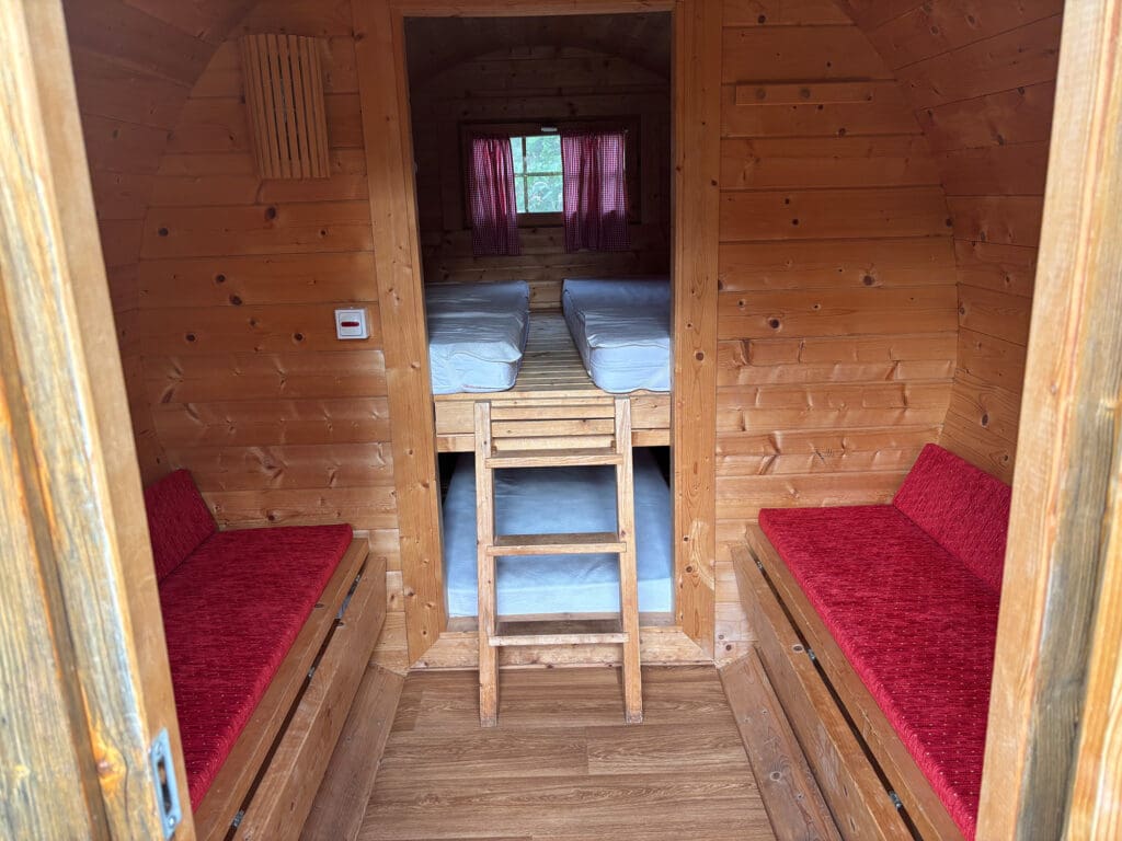 Campingfass von innen