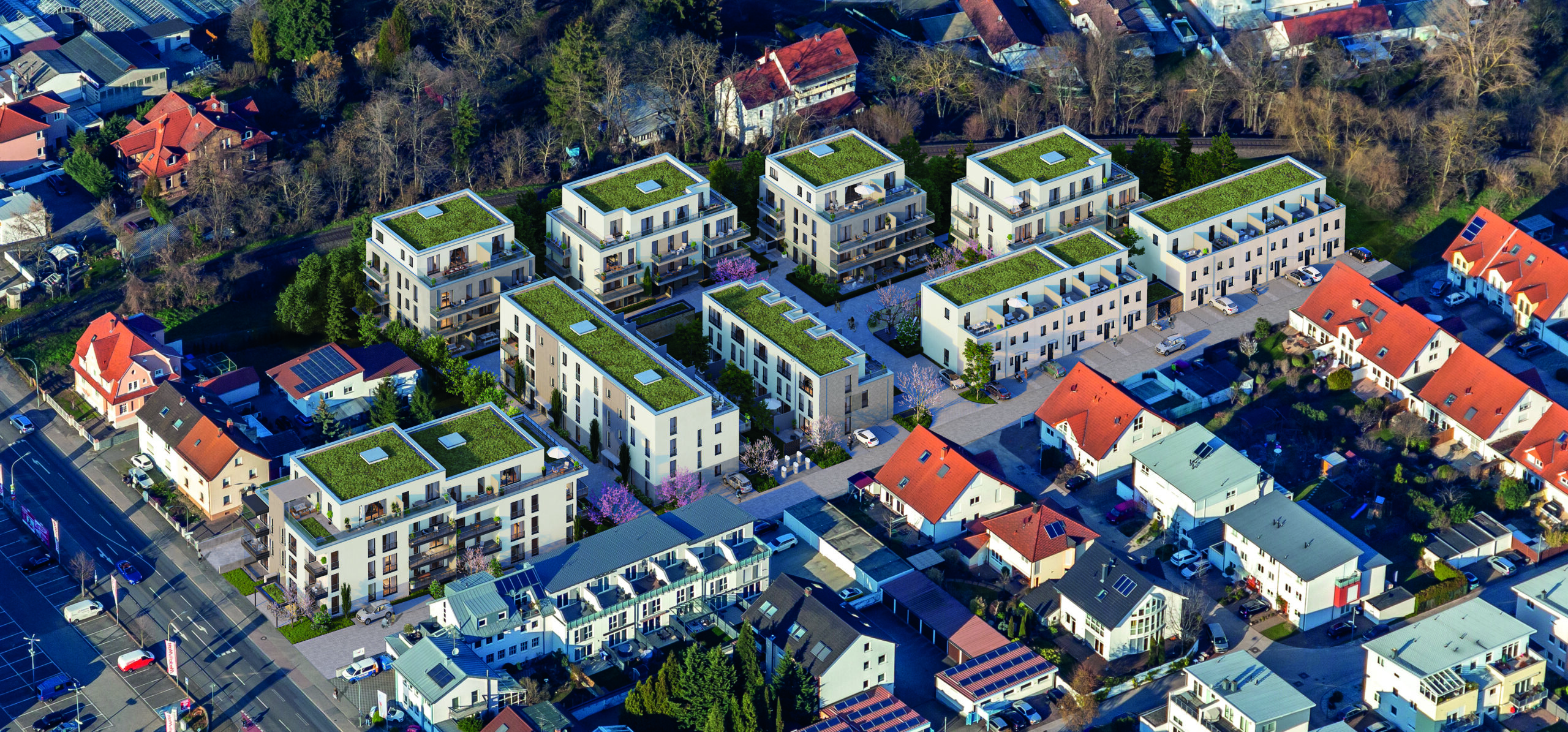 Ludwigsgarten aus der Vogelperspektive