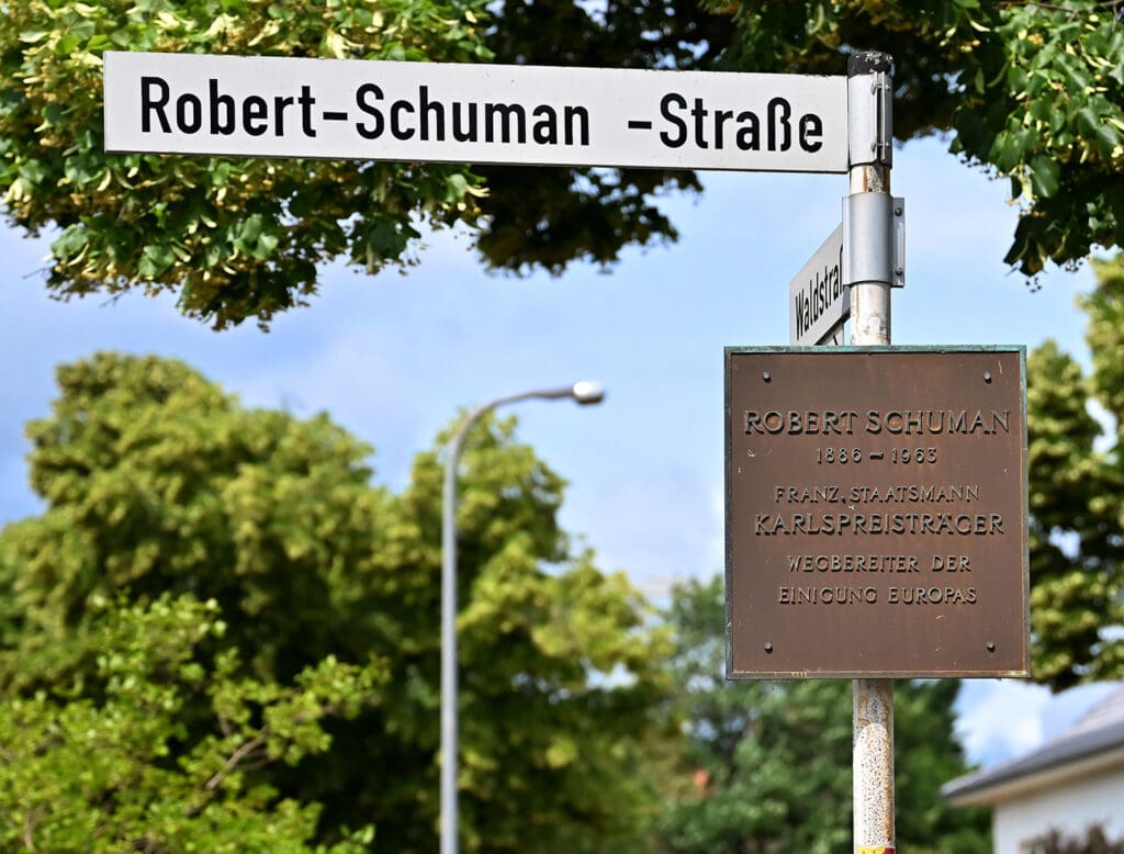 Schild Robert-Schumann-Straße