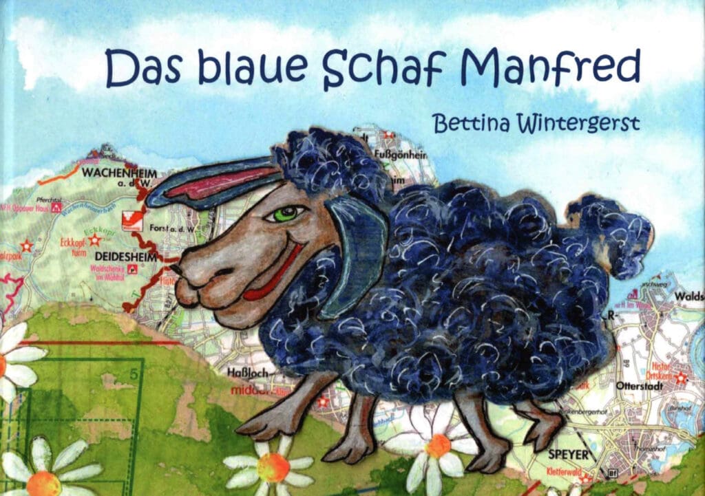 Buchcover Das blaue Schaf Manfred