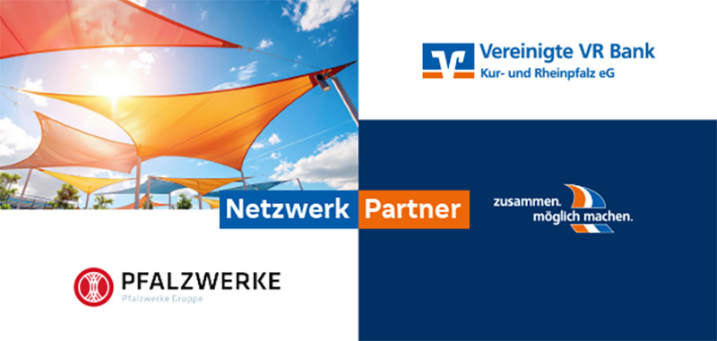 Netzwerkpartner Vereinigte VR Bank und Pfalzwerke