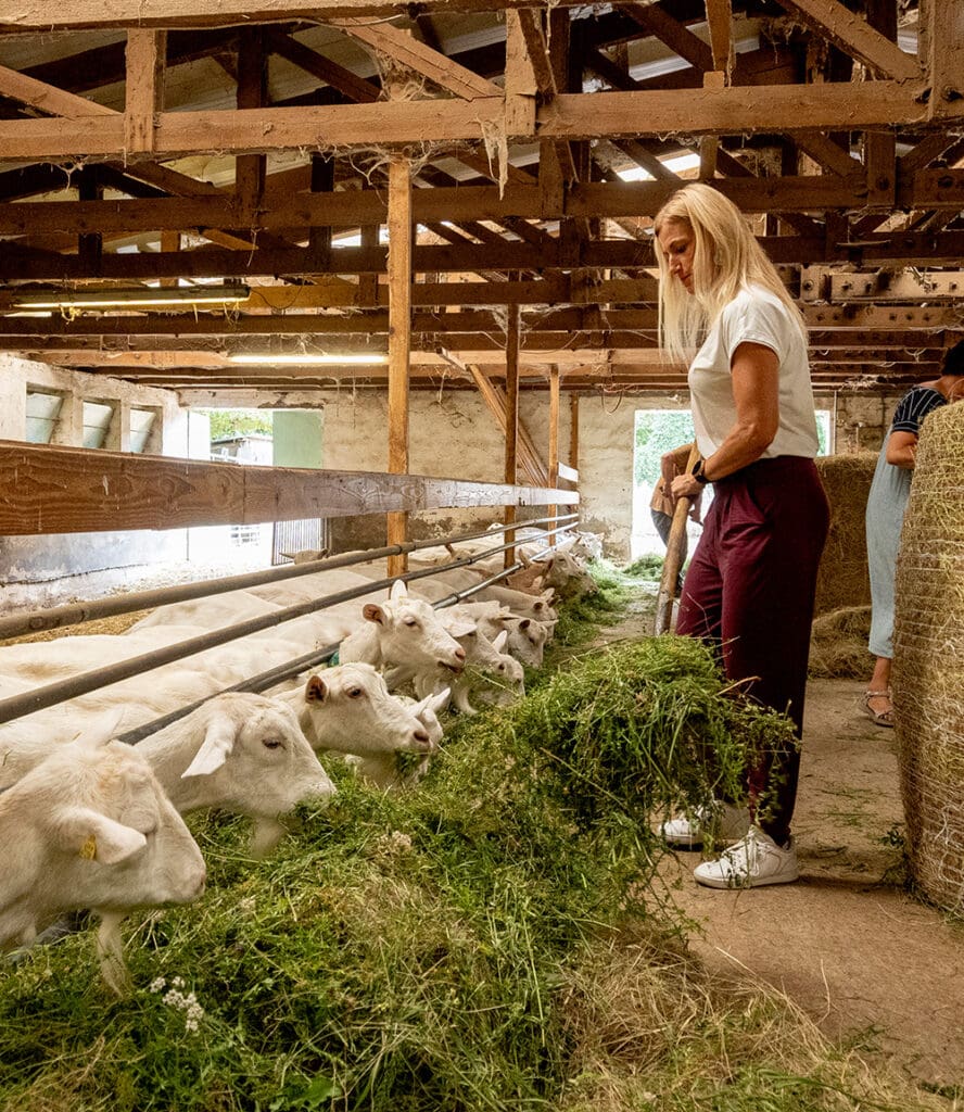 Marina Tremmel im Stall