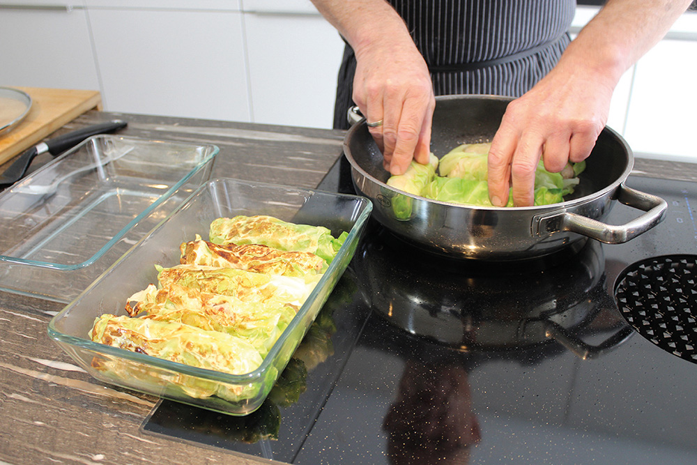 Zubereitung Weinbergwickel